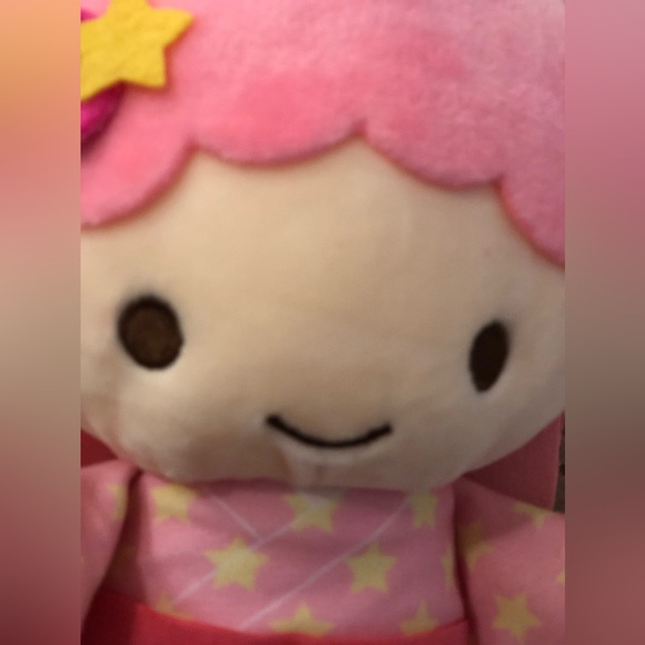 Like NEW Little Twin Stars Lala in Kimono Plush Pouch with a chain - Picture 2 of 13